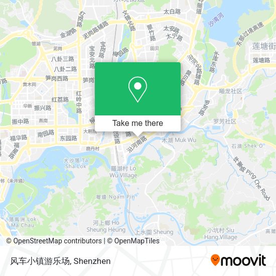风车小镇游乐场 map