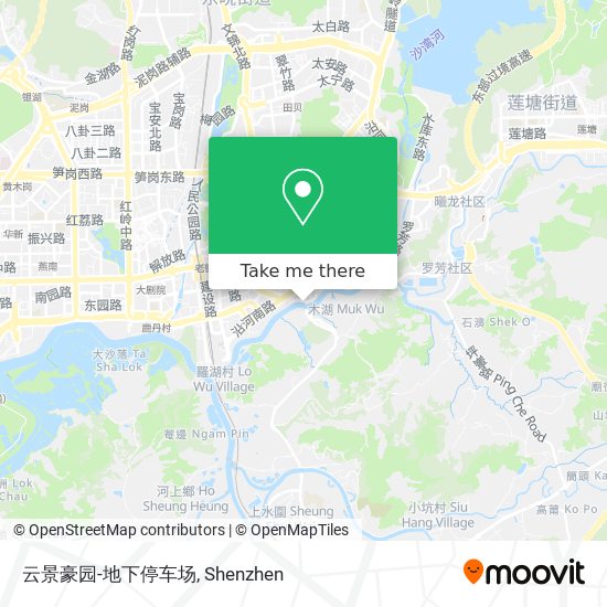 云景豪园-地下停车场 map