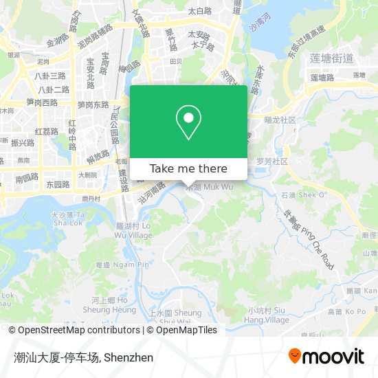 潮汕大厦-停车场 map