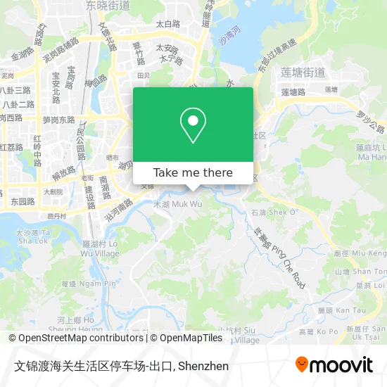 文锦渡海关生活区停车场-出口 map