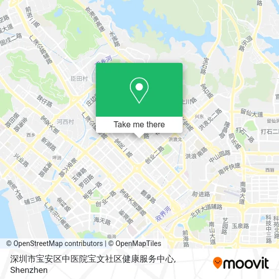 深圳市宝安区中医院宝文社区健康服务中心 map