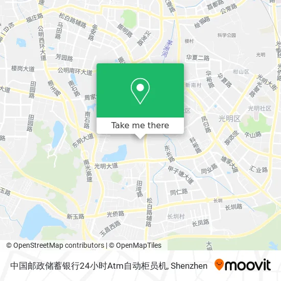 中国邮政储蓄银行24小时Atm自动柜员机 map