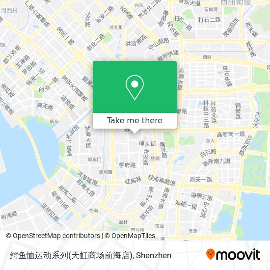 鳄鱼恤运动系列(天虹商场前海店) map