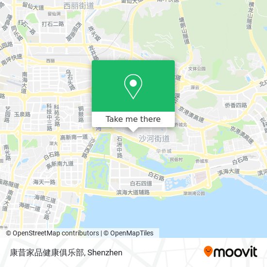 康昔家品健康俱乐部 map