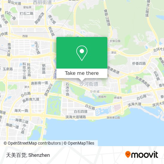 天美百货 map