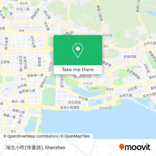 How To Get To 湖北小吃 华夏路 In 南山区by Bus Or Metro Moovit