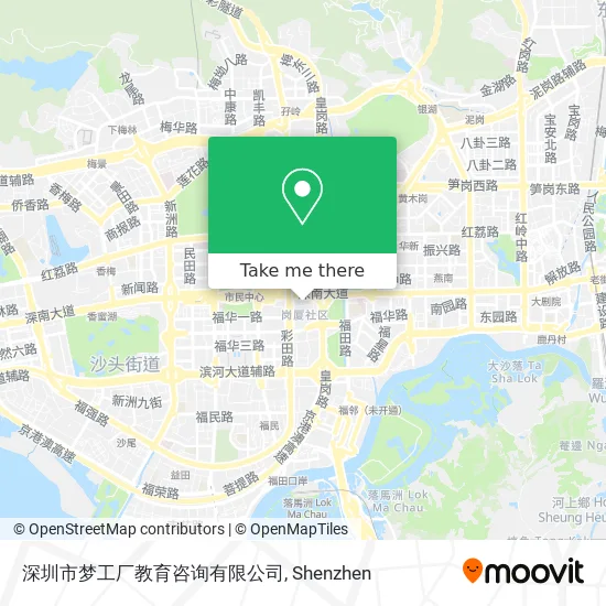 深圳市梦工厂教育咨询有限公司 map
