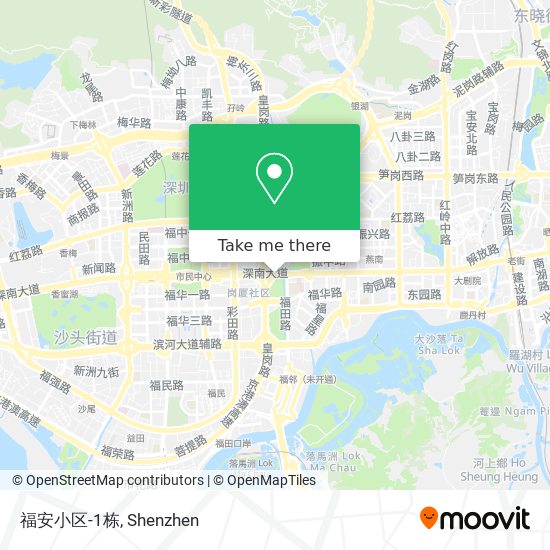 福安小区-1栋 map