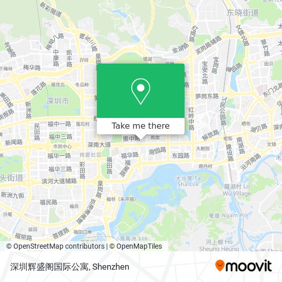深圳辉盛阁国际公寓 map