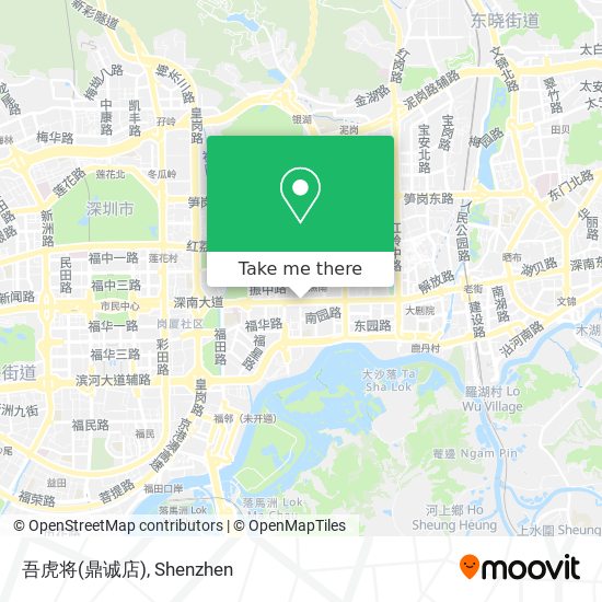 吾虎将(鼎诚店) map