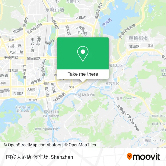 国宾大酒店-停车场 map