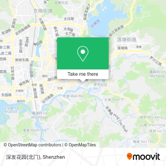 深发花园(北门) map