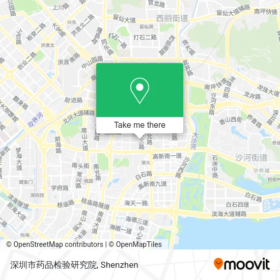 深圳市药品检验研究院 map