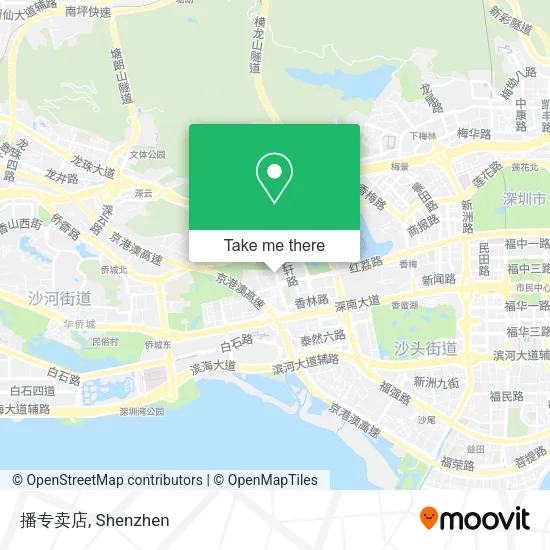 播专卖店 map