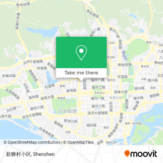 新狮村小区 map