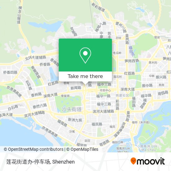 莲花街道办-停车场 map
