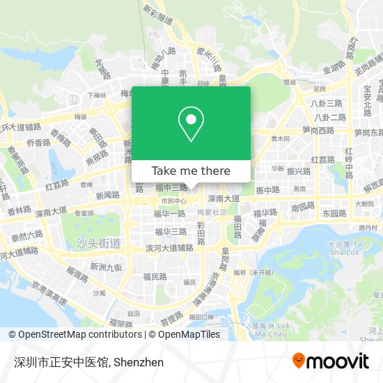 深圳市正安中医馆 map