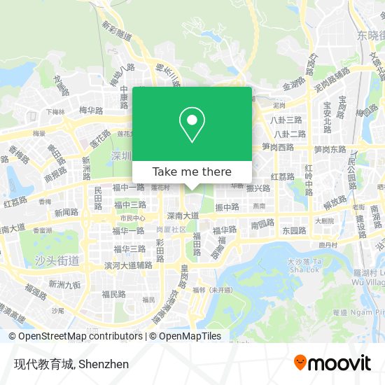 现代教育城 map