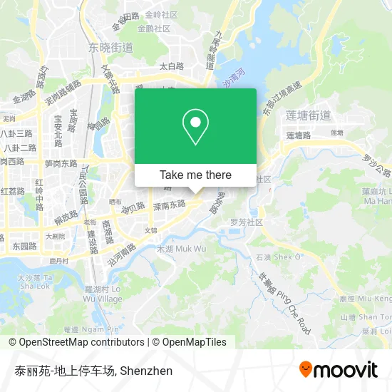 泰丽苑-地上停车场 map