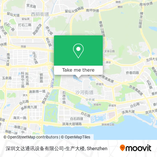深圳文达通讯设备有限公司-生产大楼 map