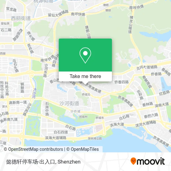 懿德轩停车场-出入口 map