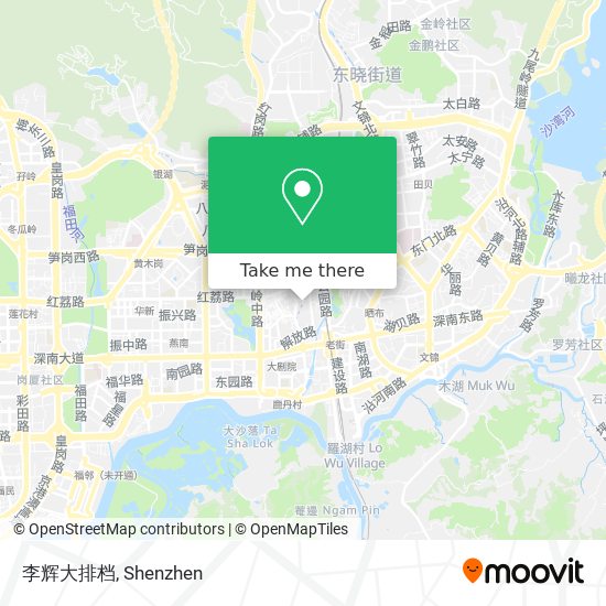 李辉大排档 map