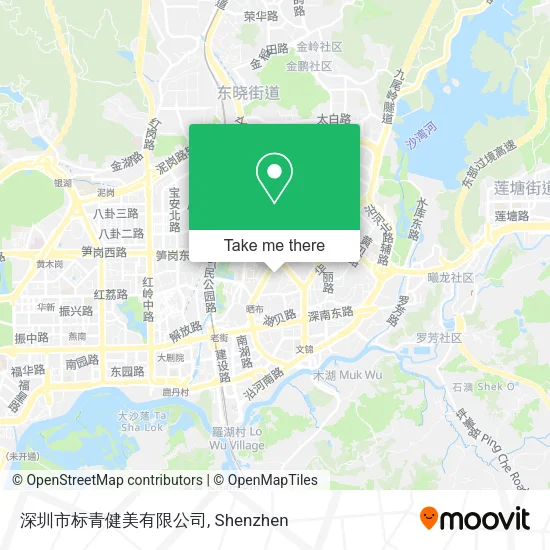 深圳市标青健美有限公司 map