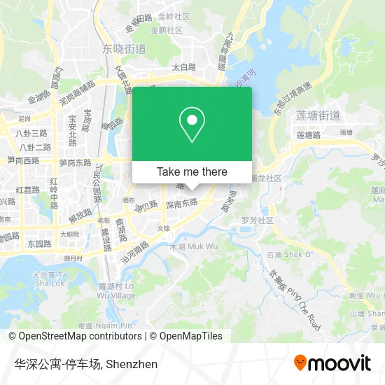 华深公寓-停车场 map