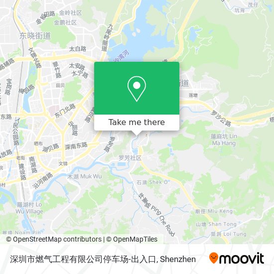 深圳市燃气工程有限公司停车场-出入口 map