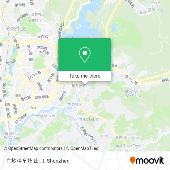 广岭停车场-出口 map