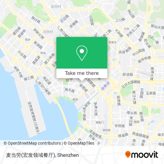 麦当劳(宏发领域餐厅) map