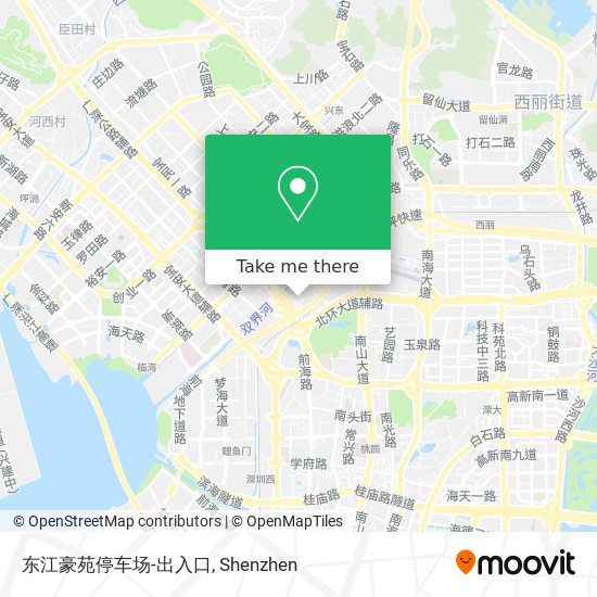 东江豪苑停车场-出入口 map