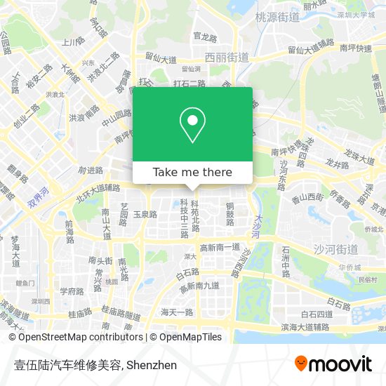 壹伍陆汽车维修美容 map