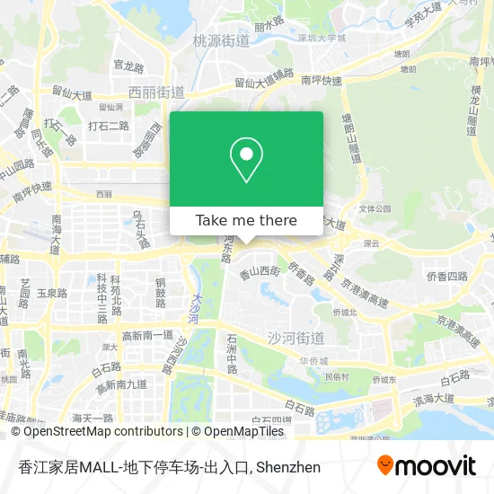 香江家居MALL-地下停车场-出入口 map