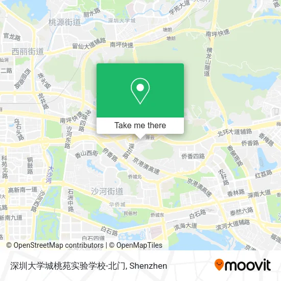 深圳大学城桃苑实验学校-北门 map