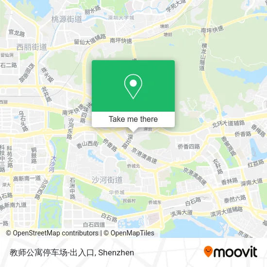 教师公寓停车场-出入口 map
