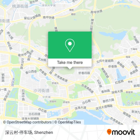 深云村-停车场 map