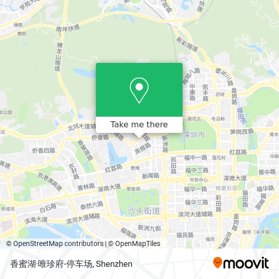 香蜜湖·唯珍府-停车场 map