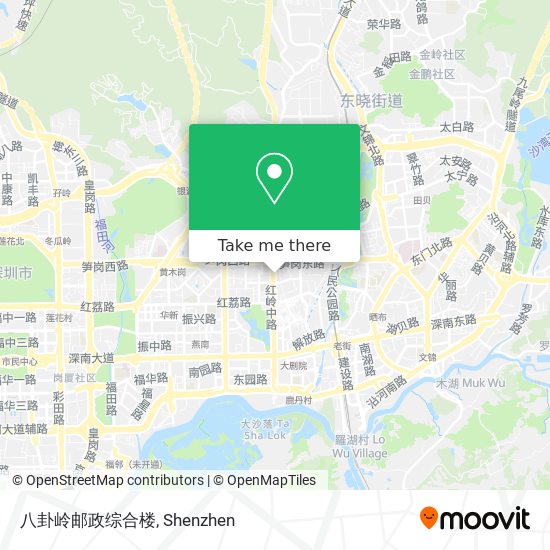 八卦岭邮政综合楼 map