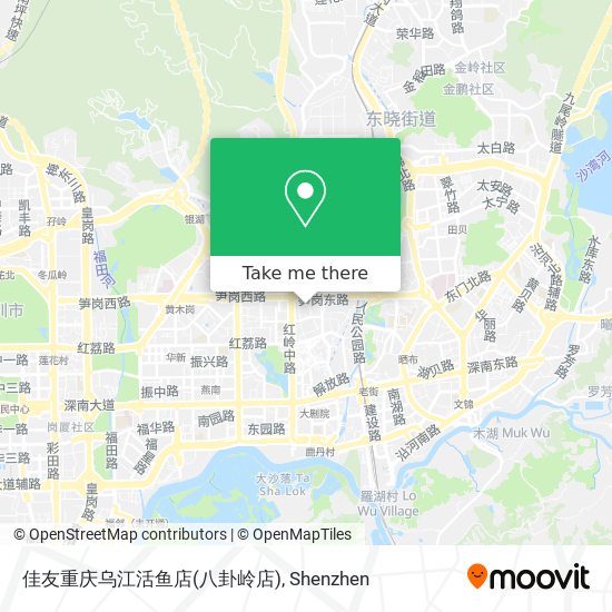 佳友重庆乌江活鱼店(八卦岭店) map