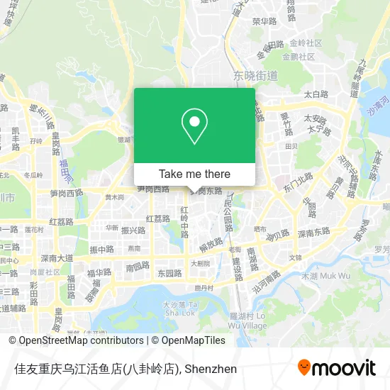佳友重庆乌江活鱼店(八卦岭店) map