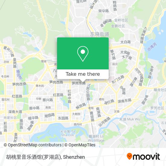 胡桃里音乐酒馆(罗湖店) map