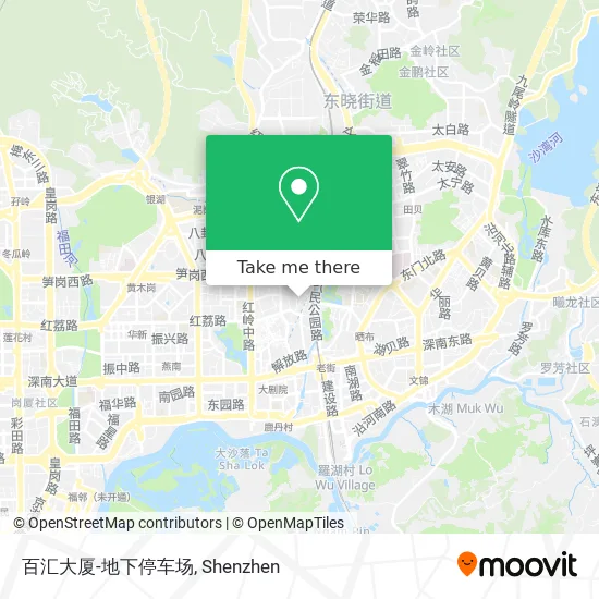 百汇大厦-地下停车场 map