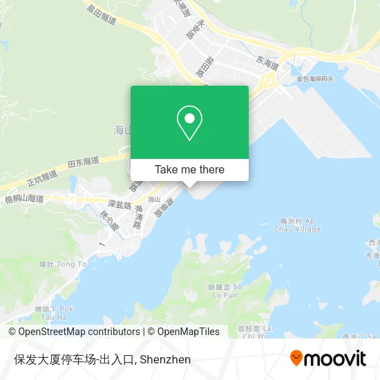 保发大厦停车场-出入口 map