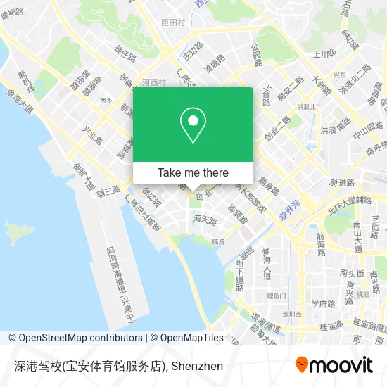深港驾校(宝安体育馆服务店) map