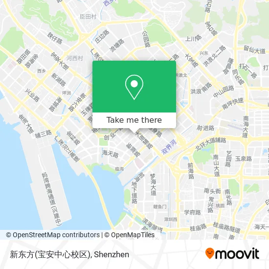 新东方(宝安中心校区) map