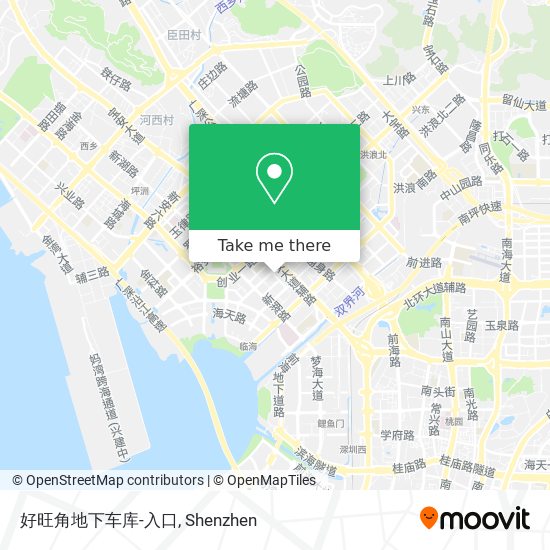 好旺角地下车库-入口 map
