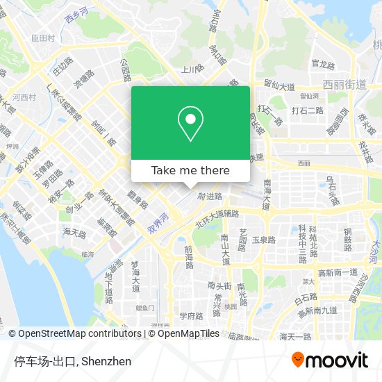 停车场-出口 map