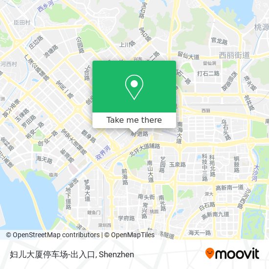 妇儿大厦停车场-出入口 map