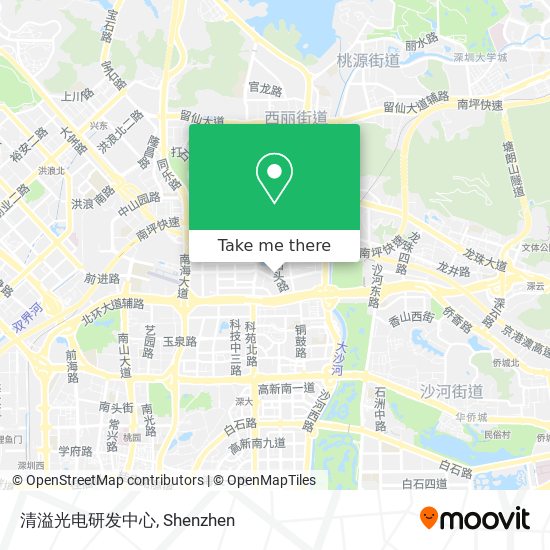 清溢光电研发中心 map